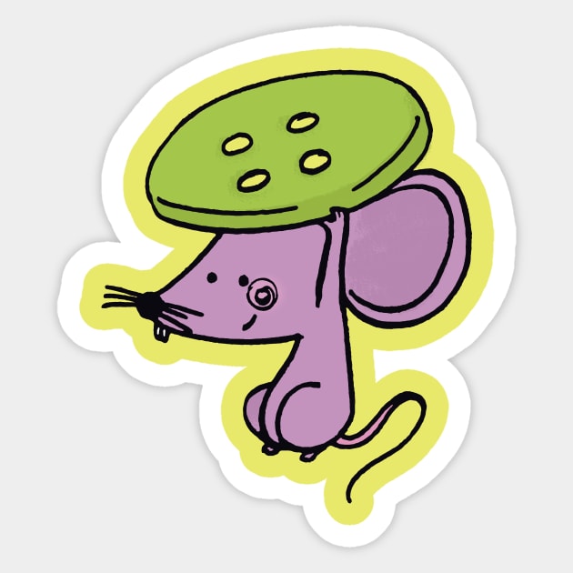 Mouse Sticker by iribertegui